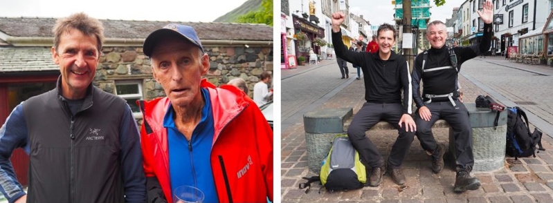 A couple of chance meetings with people on my walk